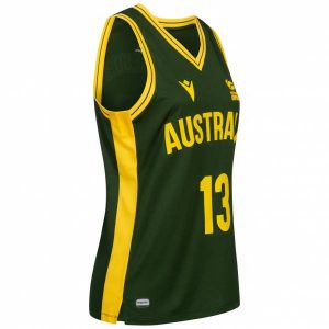 Australia Basketball macron #13 MAGBEGOR Women Jersey 58564661